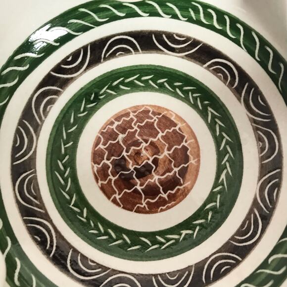 VTG Dragon Pottery Rhayader Wales UK Ceramic Ashtray Or Trinket Bowl Crazing - Picture 4 of 10